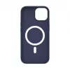 Evelatus Capa híbrida com MagSafe PC+TPU para Apple iPhone 15 Plus azul-escuro