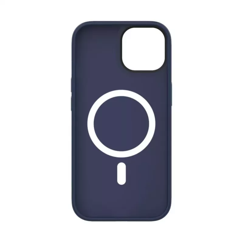 Evelatus Capa híbrida com MagSafe PC+TPU para Apple iPhone 15 Plus azul-escuro