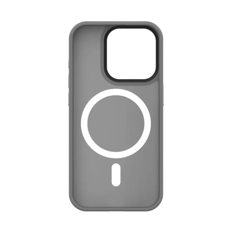 Evelatus Capa híbrida com MagSafe PC+TPU para Apple iPhone 15 Pro prateada