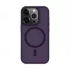 Evelatus Capa híbrida com MagSafe PC+TPU para Apple iPhone 15 Pro roxo profundo