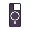 Evelatus Capa híbrida com MagSafe PC+TPU para Apple iPhone 15 Pro roxo profundo