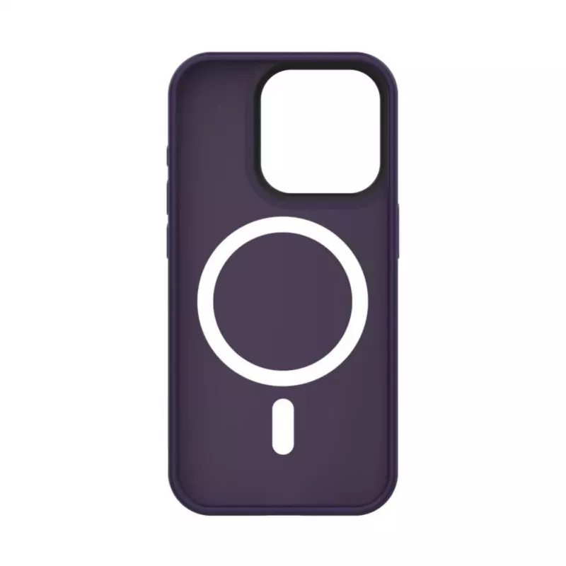 Evelatus Capa híbrida com MagSafe PC+TPU para Apple iPhone 15 Pro roxo profundo