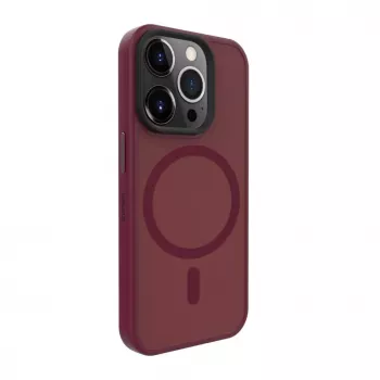 Evelatus Capa híbrida com MagSafe PC+TPU para Apple iPhone 15 Pro ameixa