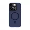 Evelatus Capa híbrida com MagSafe PC+TPU para Apple iPhone 15 Pro Max azul-escuro