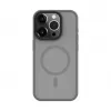 Evelatus Capa híbrida com MagSafe PC+TPU para Apple iPhone 15 Pro Max prateada