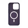 Evelatus Capa híbrida com MagSafe PC+TPU para Apple iPhone 15 Pro Max roxo profundo