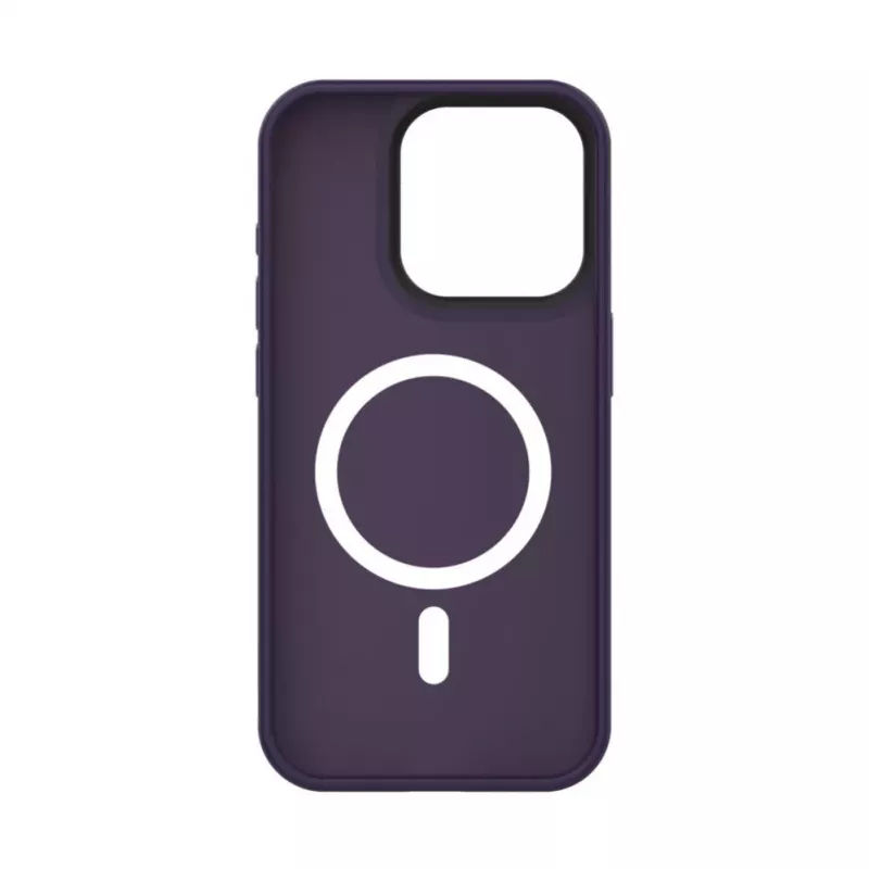 Evelatus Capa híbrida com MagSafe PC+TPU para Apple iPhone 15 Pro Max roxo profundo