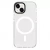 Evelatus Capa transparente PC+TPU com MagSafe para Apple iPhone 15 Plus transparente