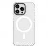Evelatus Capa transparente PC+TPU com MagSafe para Apple iPhone 15 Pro transparente