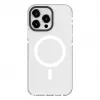 Evelatus Capa transparente PC+TPU com MagSafe para Apple iPhone 15 Pro Max transparente