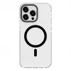 Evelatus Capa transparente PC+TPU com MagSafe para Apple iPhone 15 Pro Max preta transparente