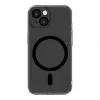 Evelatus Capa transparente com MagSafe e proteção da câmara para Apple iPhone 15 preta transparente