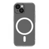 Evelatus Capa transparente com MagSafe e proteção da câmara para Apple iPhone 15 transparente