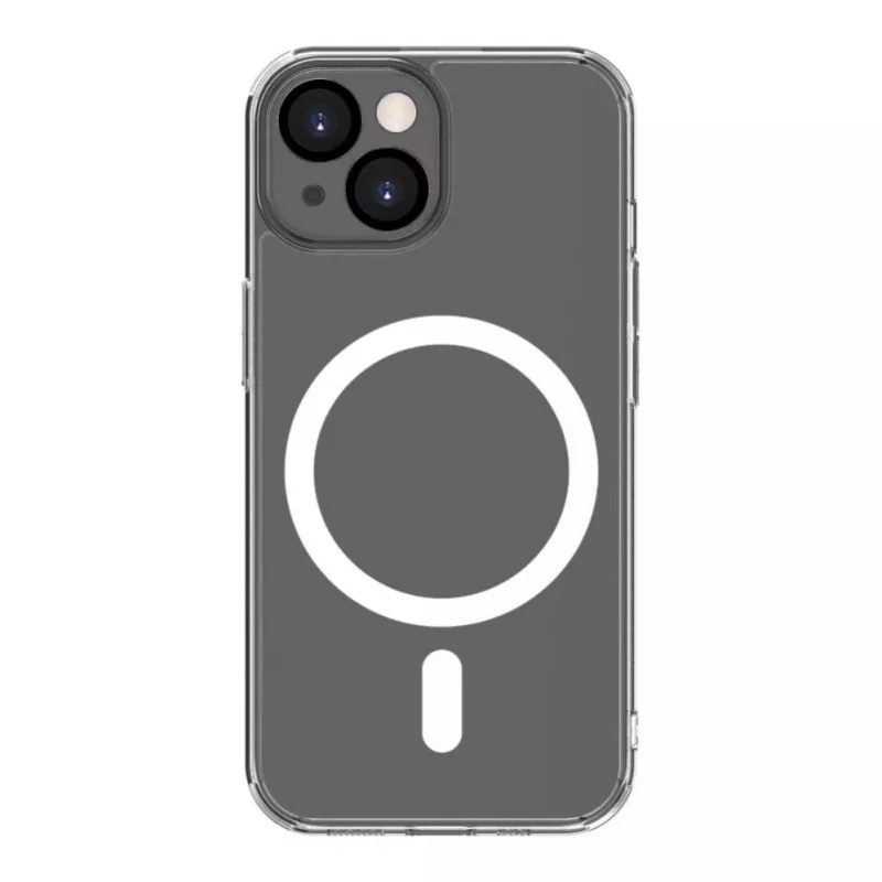 Evelatus Capa transparente com MagSafe e proteção da câmara para Apple iPhone 15 transparente