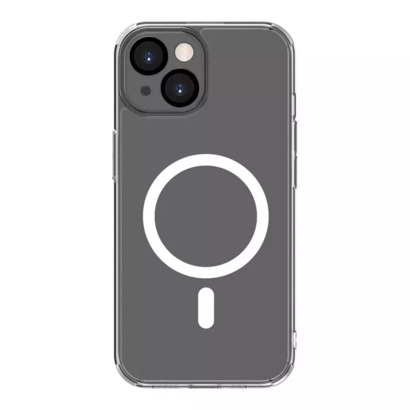 Evelatus Capa transparente com MagSafe e proteção da câmara para Apple iPhone 15 Plus transparente