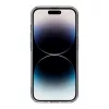 Evelatus Capa transparente com MagSafe e proteção da câmara para Apple iPhone 15 Pro Max preta transparente
