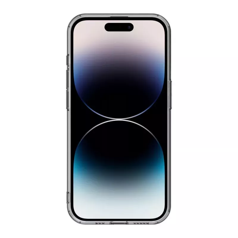 Evelatus Capa transparente com MagSafe e proteção da câmara para Apple iPhone 15 Pro Max preta transparente