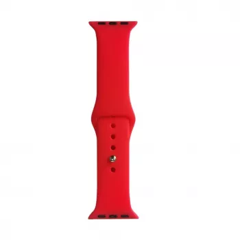 Evelatus Bracelete de silicone Loop para Watch 38/40/41mm (132mm M/L) vermelha