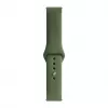 Evelatus Bracelete de silicone Loop para Watch 20mm (130mm M/L) verde-escura