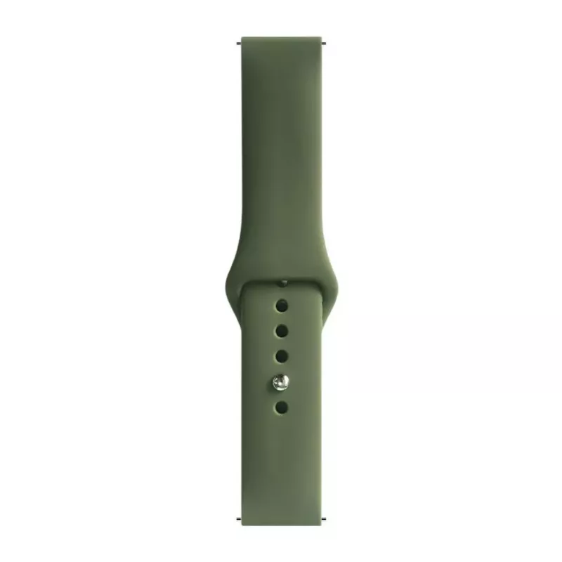 Evelatus Bracelete de silicone Loop para Watch 20mm (130mm M/L) verde-escura