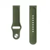 Evelatus Bracelete de silicone Loop para Watch 20mm (130mm M/L) verde-escura