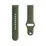 Evelatus Bracelete de silicone Loop para Watch 20mm (130mm M/L) verde-escura