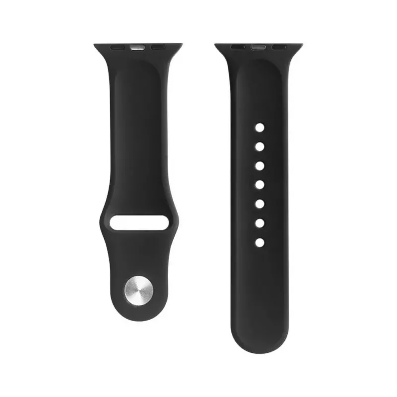 Evelatus Bracelete de silicone Loop para Apple Watch 42/44/45mm (140mm M/L) preta