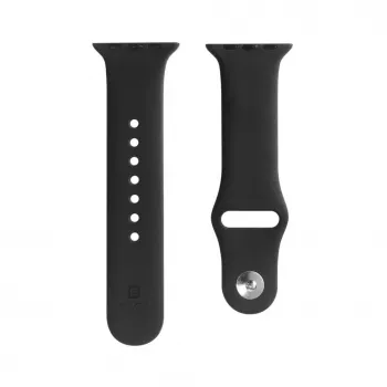 Evelatus Bracelete de silicone Loop para Apple Watch 42/44/45mm (140mm M/L) preta