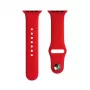 Evelatus Bracelete de silicone Loop para Apple Watch 42/44/45mm (140mm M/L) vermelha
