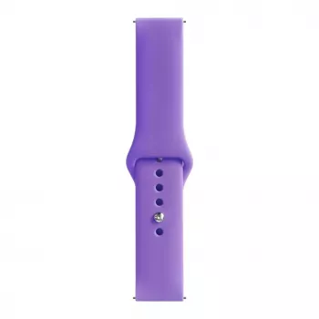 Evelatus Bracelete de silicone Loop para Watch 20mm (130mm M/L) roxo profundo