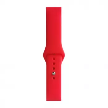 Evelatus Bracelete de silicone Loop para Watch 20mm (130mm M/L) vermelha