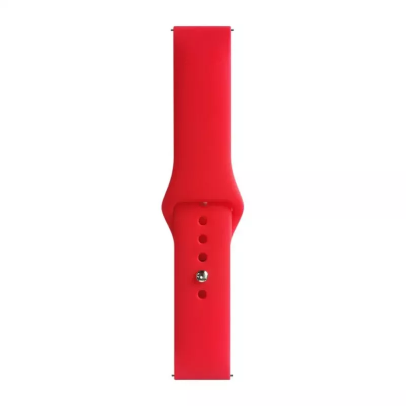 Evelatus Bracelete de silicone Loop para Watch 20mm (130mm M/L) vermelha
