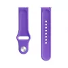 Evelatus Watch 22mm Silicone Loop Watch Straps (130mm M/L) Deep Purple
