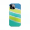 Evelatus Capa de silicone para Apple iPhone 15 multicolor amarelo verde