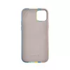 Evelatus Capa de silicone para Apple iPhone 15 multicolor azul rosa