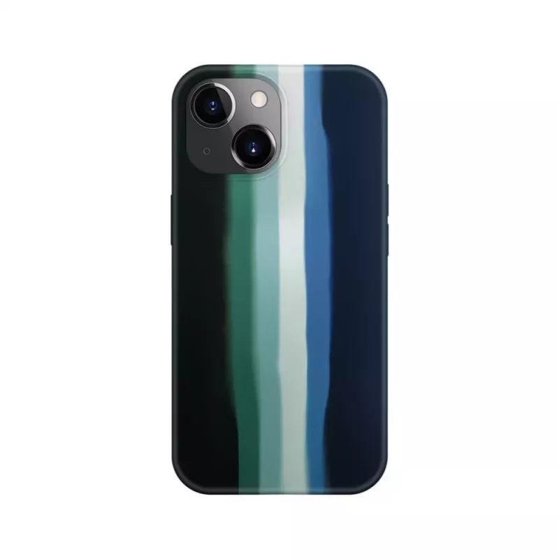 Evelatus Capa de silicone para Apple iPhone 15 multicolor verde