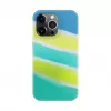 Evelatus Capa de silicone para Apple iPhone 15 Pro multicolor amarelo verde