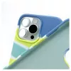 Evelatus Capa de silicone para Apple iPhone 15 Pro multicolor amarelo verde