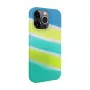 Evelatus Capa de silicone para Apple iPhone 15 Pro multicolor amarelo verde