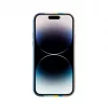 Evelatus Capa de silicone para Apple iPhone 15 Pro Max multicolor azul rosa