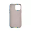 Evelatus Capa de silicone para Apple iPhone 15 Pro Max multicolor azul rosa