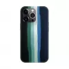 Evelatus Capa de silicone para Apple iPhone 15 Pro Max multicolor verde