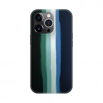 Evelatus Capa de silicone para Apple iPhone 15 Pro Max multicolor verde