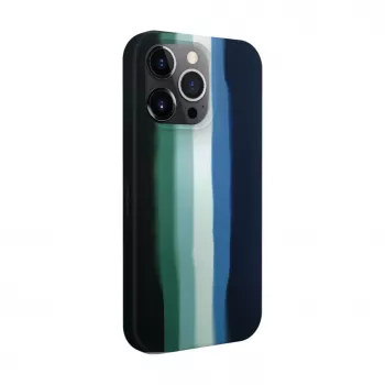 Evelatus Capa de silicone para Apple iPhone 15 Pro Max multicolor verde