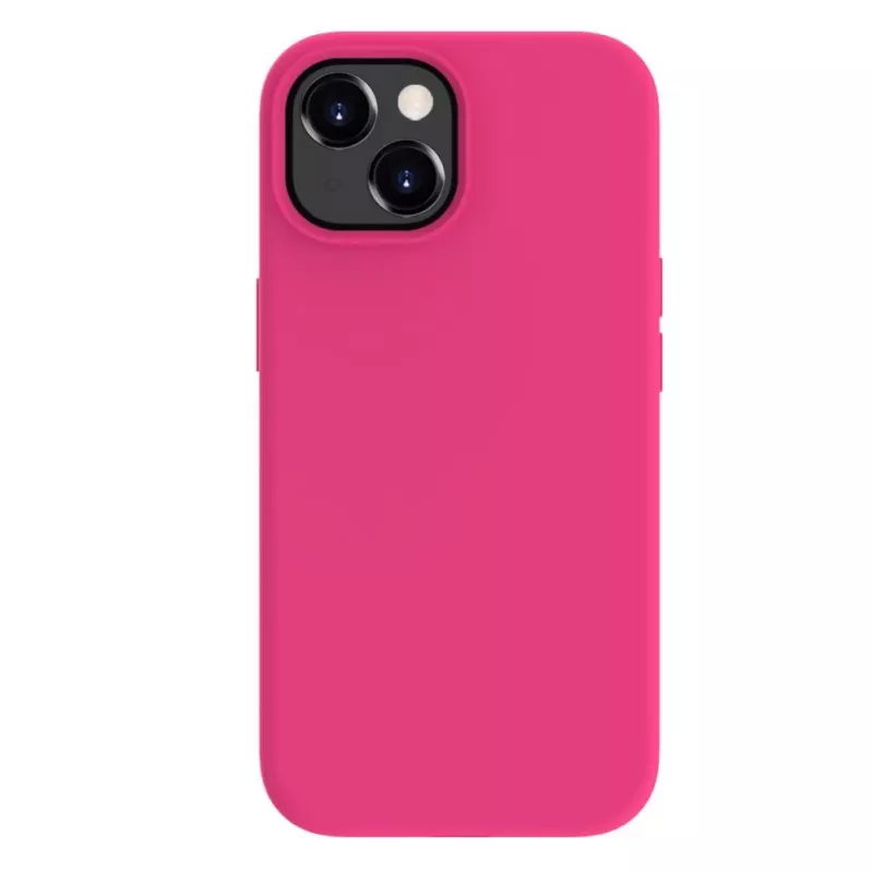 Evelatus Capa de silicone Premium Soft Touch para Apple iPhone 15 rosa