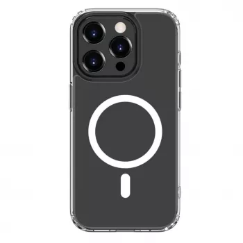 Evelatus Capa transparente com MagSafe para Apple iPhone 15 Pro Max transparente