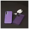 iLike Capa de silicone Shine transparente para Samsung Galaxy A14 5G violeta