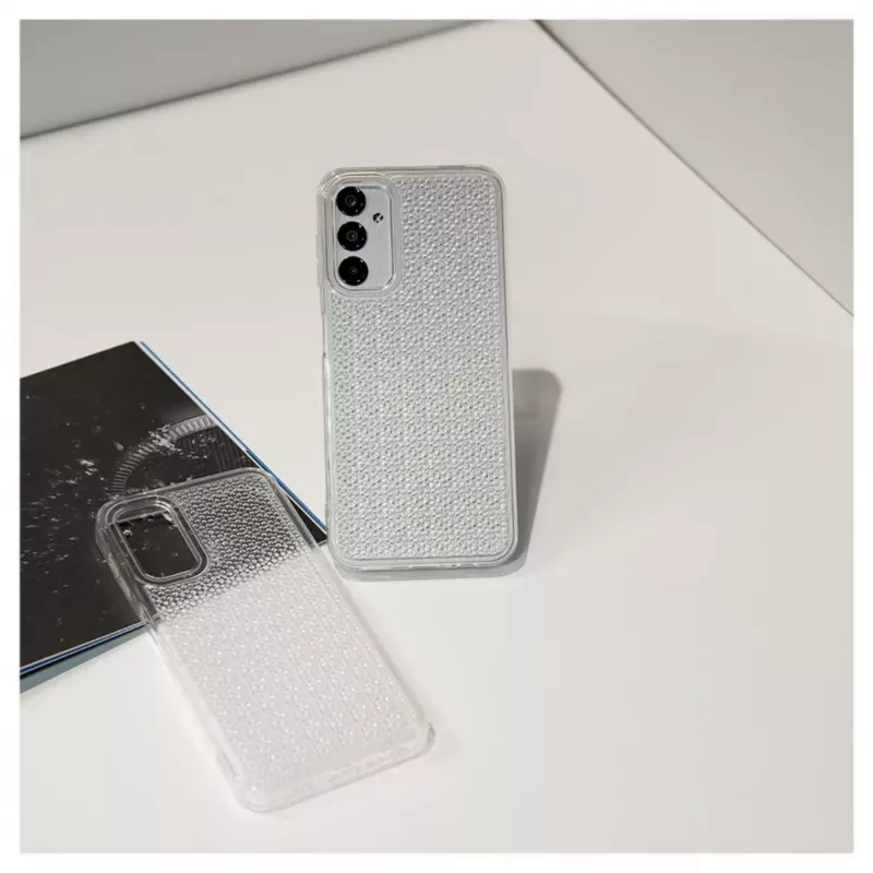 iLike Capa de silicone Shine transparente para Samsung Galaxy A14 5G