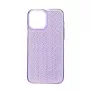 iLike Capa de silicone Shine transparente para Apple iPhone 14 violeta