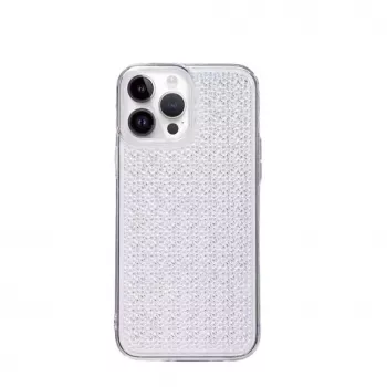 iLike Capa de silicone Shine transparente para Apple iPhone 14 Pro